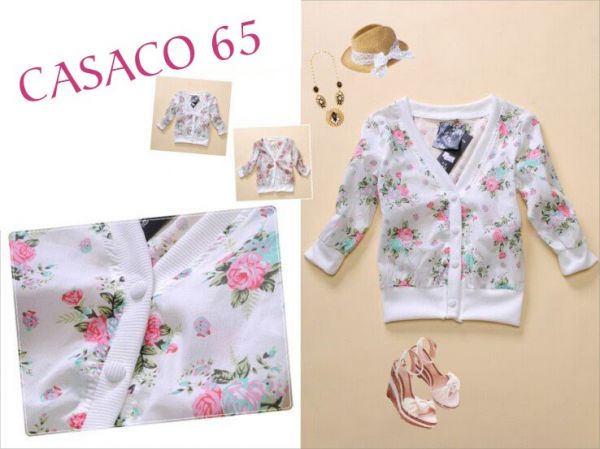 Casaquinho floral