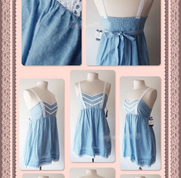 Vestido Blue Vintage