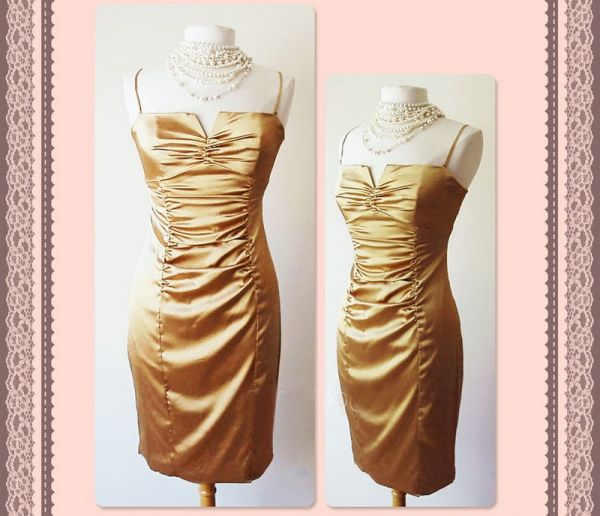 Golden Classic Dress