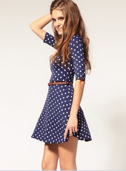 Vesitdo vintage polka dot [160]